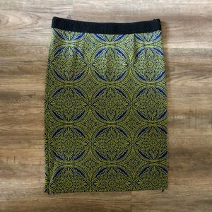 HP 🎉 Anthro Maeve Medallion Knit Pencil Skirt